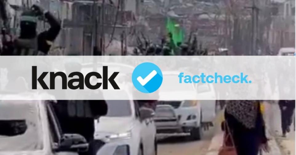 Beelden van gewapende Hamasstrijders zijn echt maar niet gemaakt tijdens huidig staakt-het-vuren